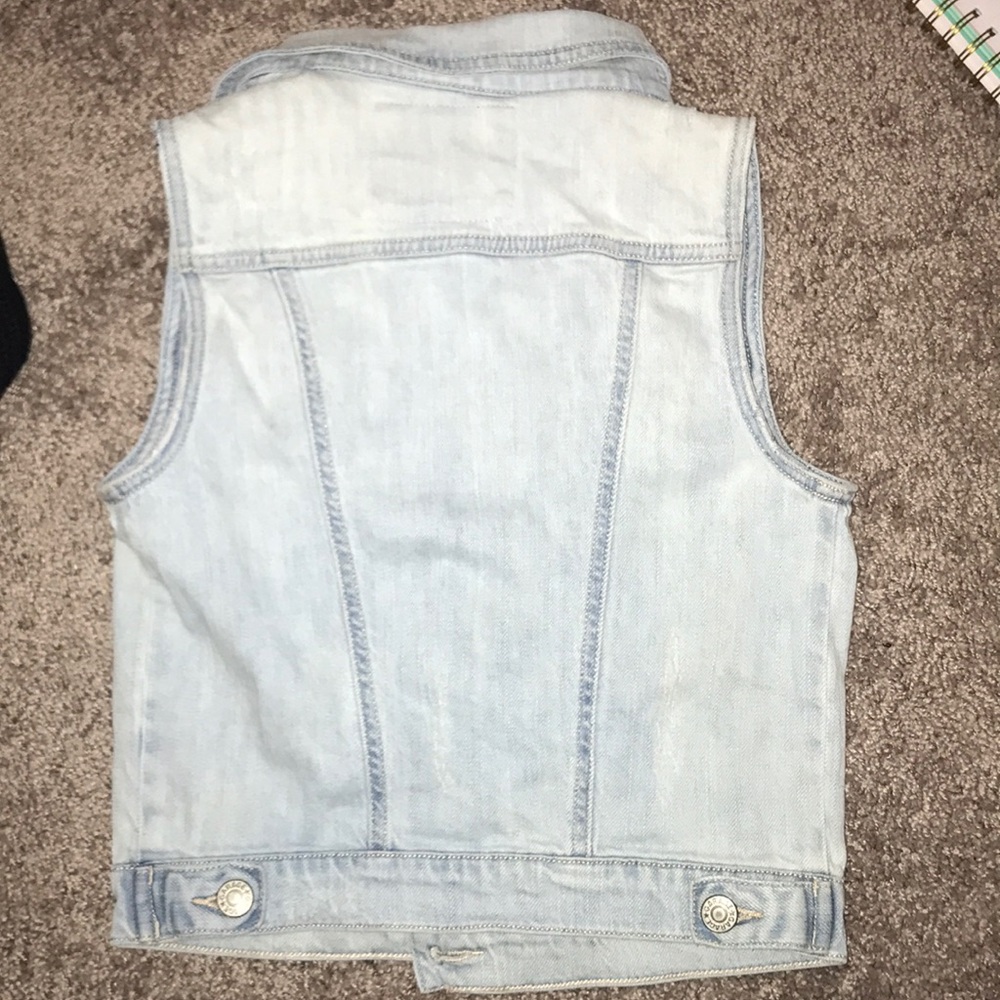 Distressed denim vest Garage - Picture 3 of 5